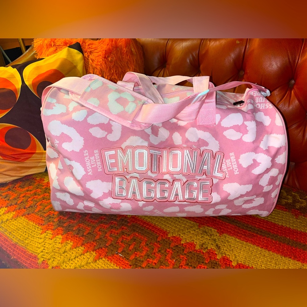 Pink Duffle Overnight bag